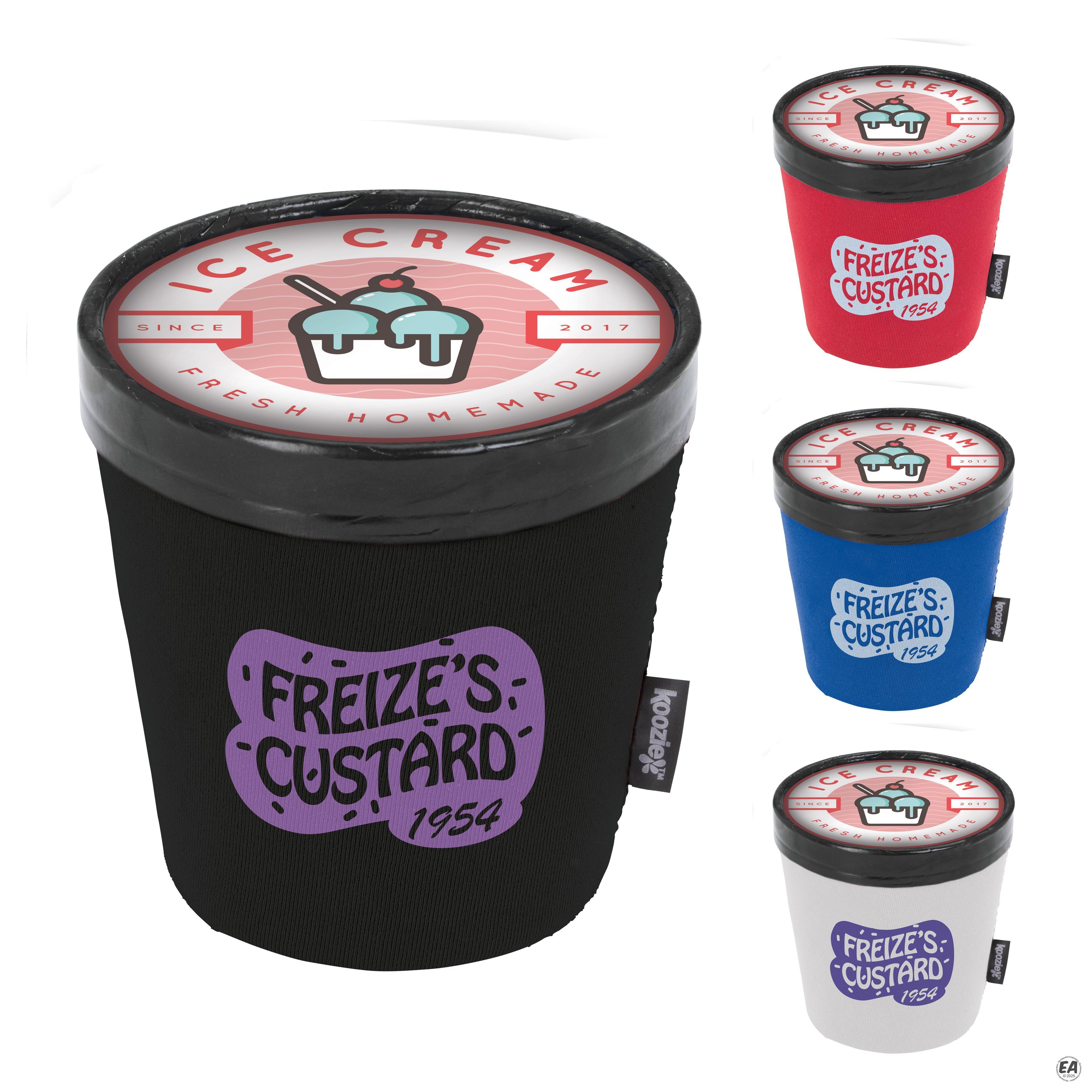 Customized Koozie Ice Cream Kooler Custom Can Coolers Promotional