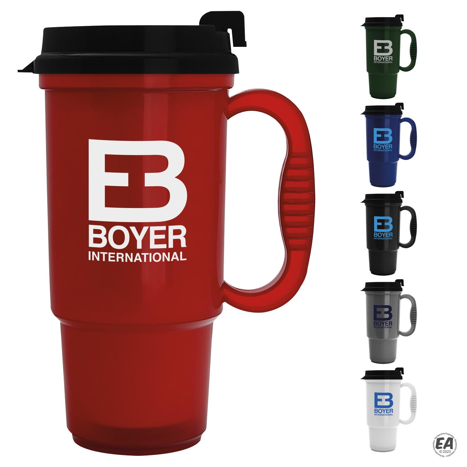 Promotional Budget Traveler Mug with Slider Lid Customized Travel