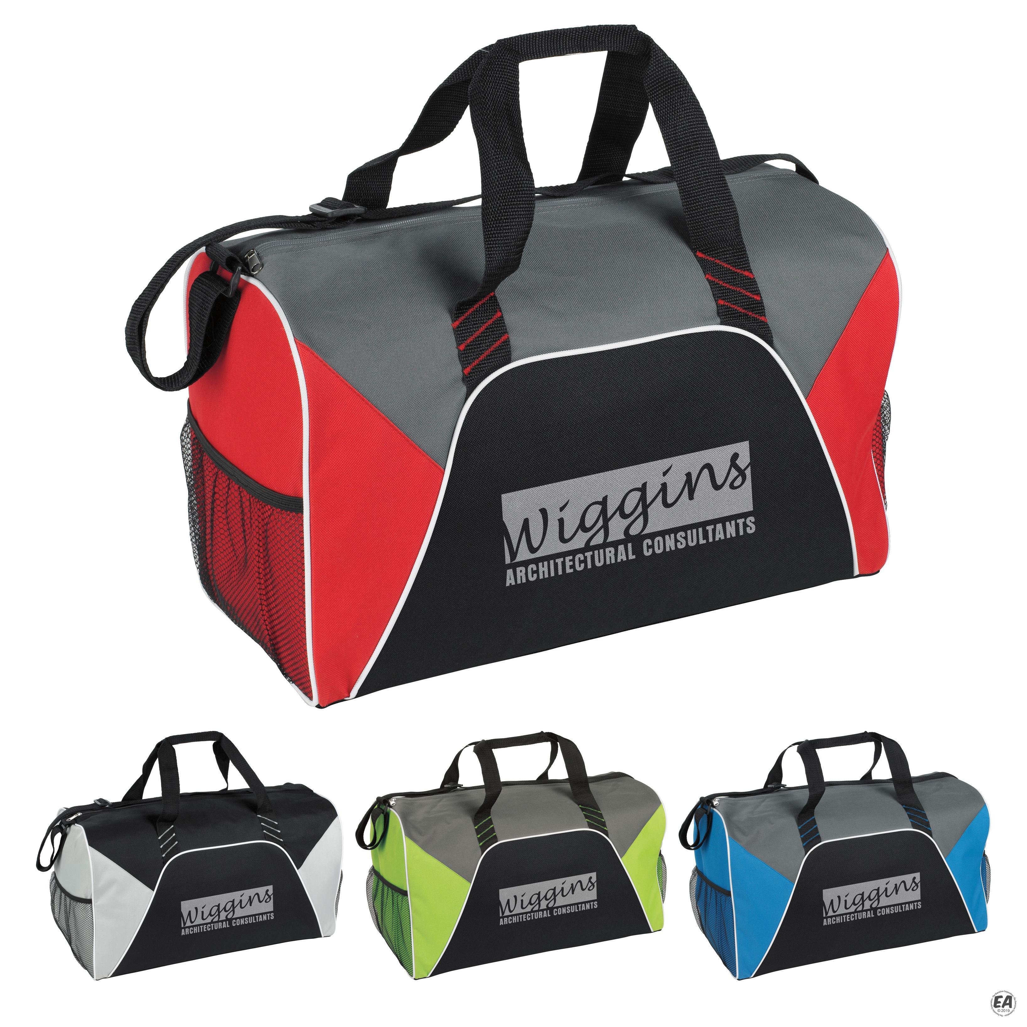 Branded Color Panel Sport Duffel Bag Customized Duffel Bags Custom
