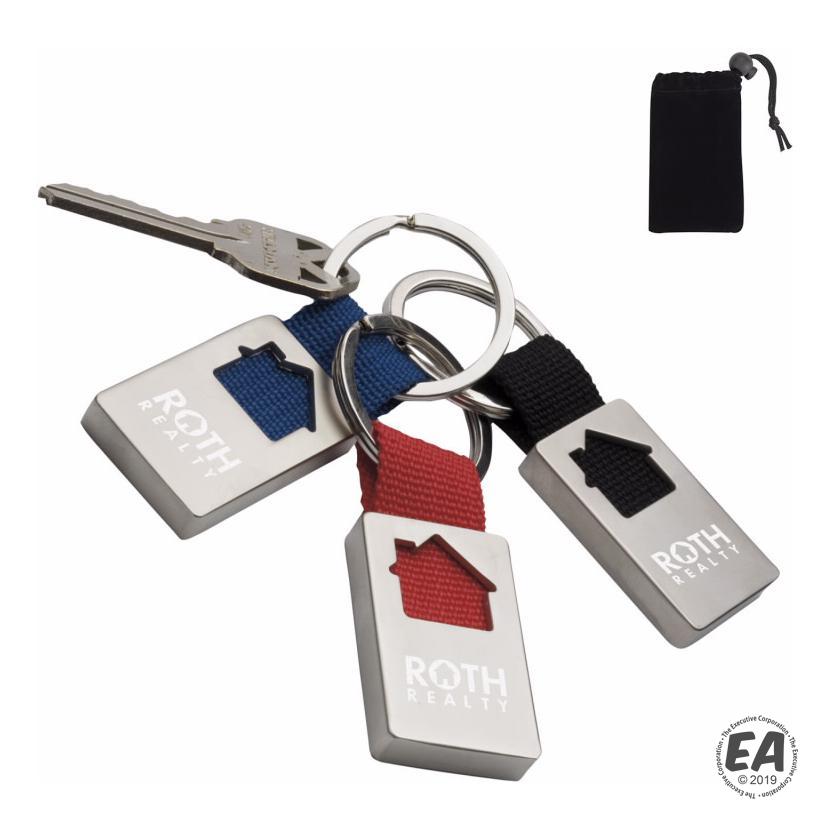 Customized House Real Estate Keychain | Promotional Keychains | Branded ...