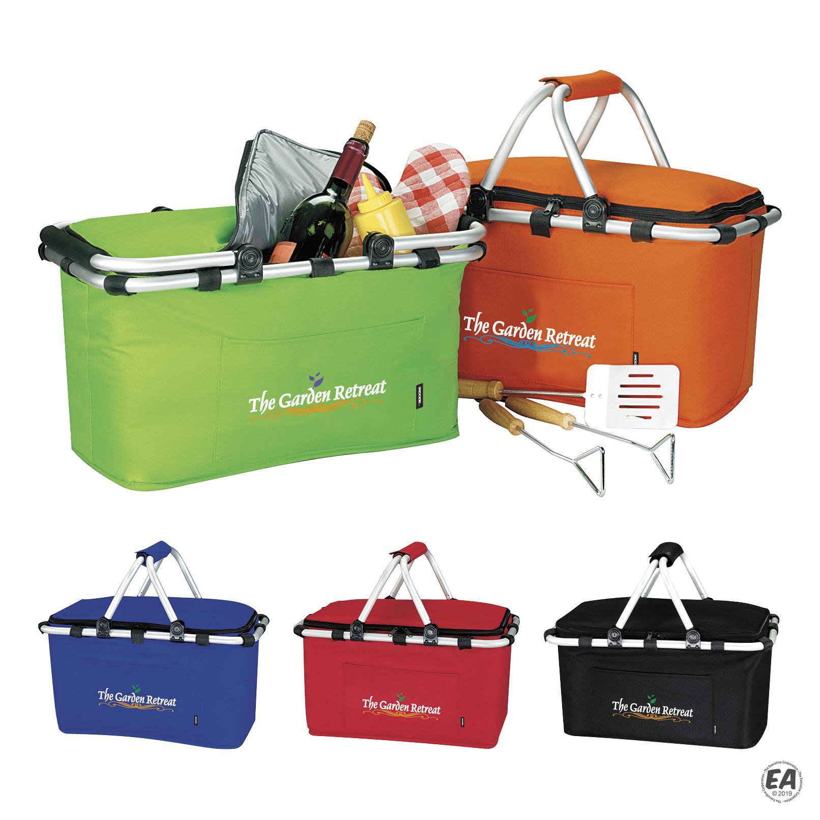 Customized Koozie Picnic Basket Promotional Large Cooler Bags