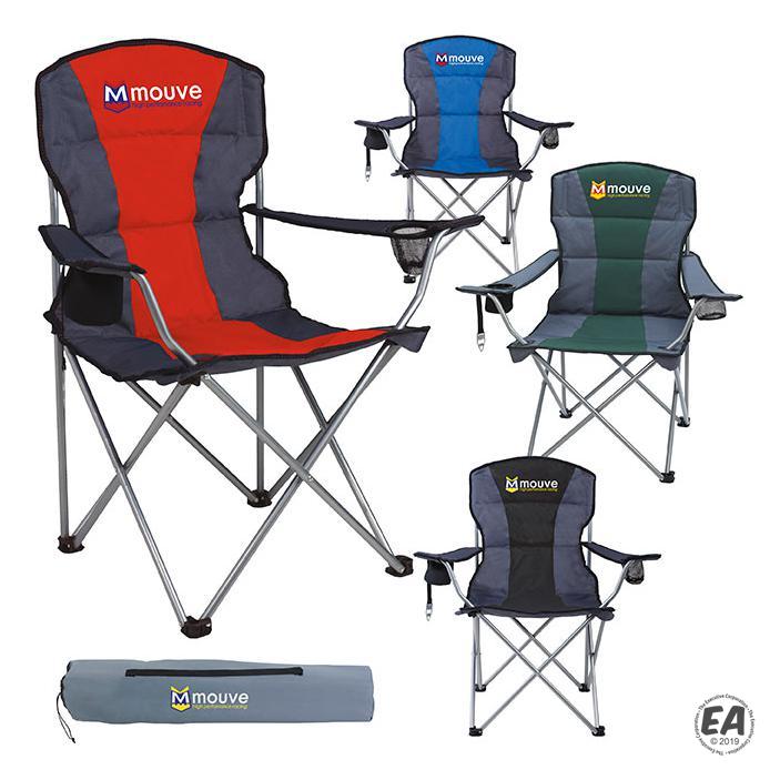 Customized Premium Stripe Chair | Promotional Folding Chairs | Branded ...