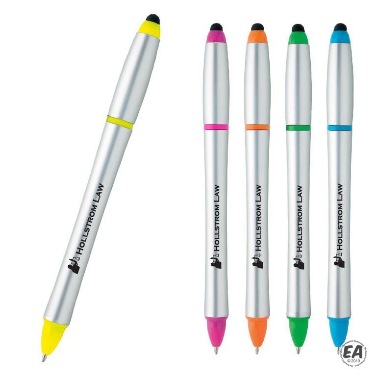 Customized Stylus HighlighterPen Combo Promotional Highlighters Branded Stylus Highlighter
