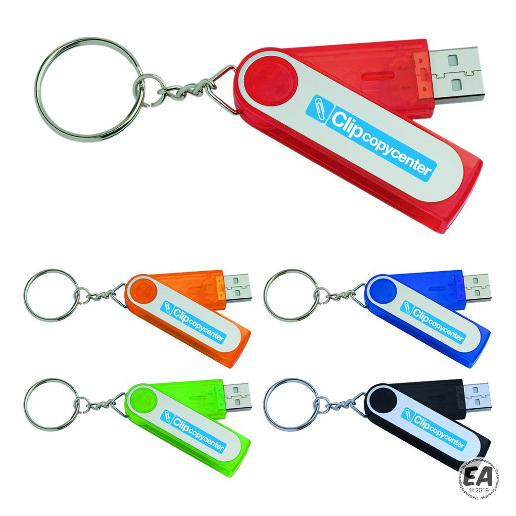Customized 1 GB Folding Keyring USB 2.0 Flash Drive Promotional Flash Drives Custom 1 GB