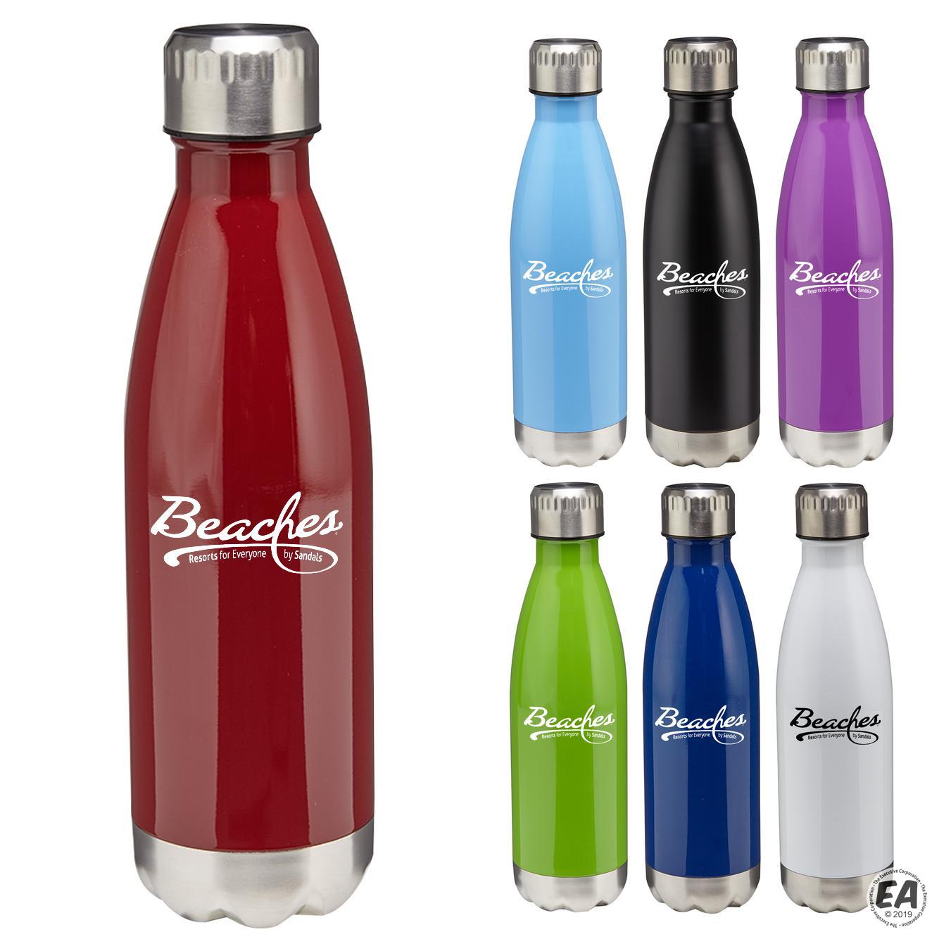 Customized 17 oz. Cascade Stainless Steel Bottle Promotional Water